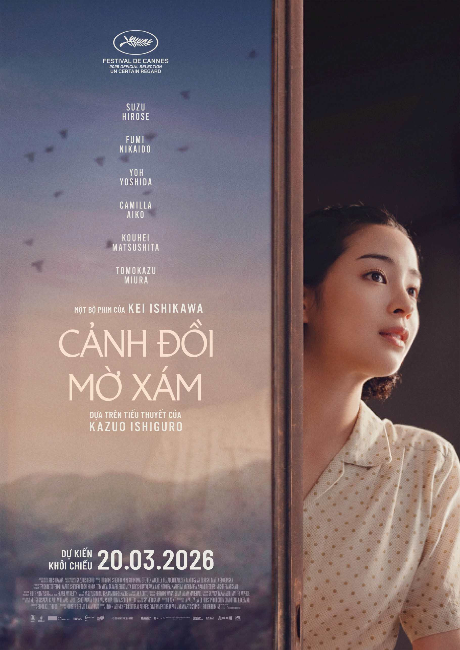 Cảnh đồi mờ xám - A Pale View of Hills (2025)